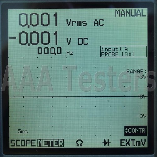 Fluke 99B ScopeMeter Series II 5 GS/s 2 Channel 100MHz Oscilloscope 99 B - Picture 8 of 9