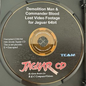 Atari Jaguar CD Protos Demolition Man Varuna’s Forces Commander Blood Caves Fear