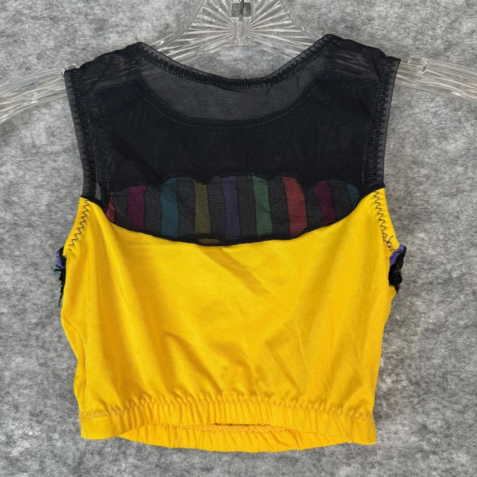 Conjunto de Disfraz de Baile para Niño Mediano Curtain Call Amarillo Top Negro Pantalones Acampanados EE. UU. Foto 4 de 4