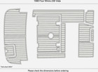DuraEVA EVA Foam Boat flooring  Fits 1998 Four Winns 238 Vista