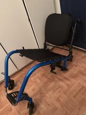 Tilite Aero ZR 17”x 17” Used Blue Wheelchair frame Half Titanium Half Aluminun.