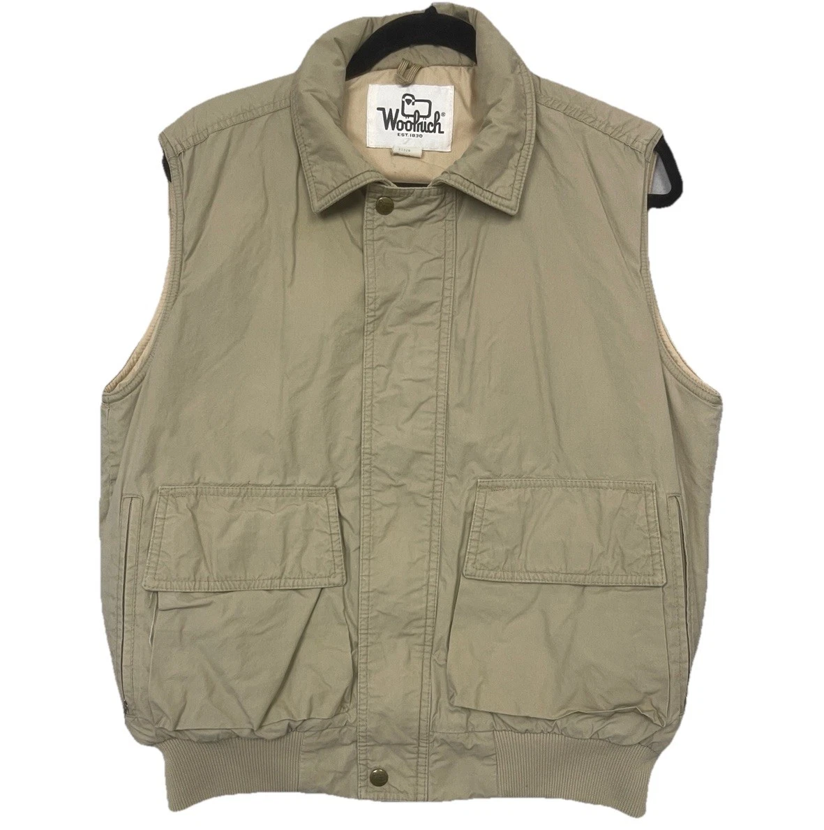 *Flaw* Vintage Woolrich Khaki Tan Puffer Vest Outdoor Hiking Winter Mens Medium
Opens in a new windo