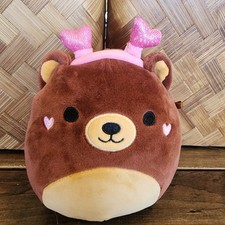 Jazwares Squishmallows 6” Omar the Bear Valentine's Day Theme 2025 Hearts Plush