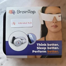 BrainTap Headset Think better, Sleep better, Perform better. NEW, in box!!