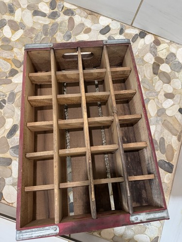 Original VINTAGE CHEERWINE 24 BOTTLE Wood CRATE Rare Salisbury, NC - Picture 6 of 8