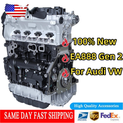 EA888 Gen 2 For VW 2.0L Gas Turbo 4-Cylinder Engine Motor Complete Assembly