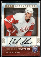 2006-07 Upper Deck Be A Player Nicklas Lidstrom Auto Red Wings