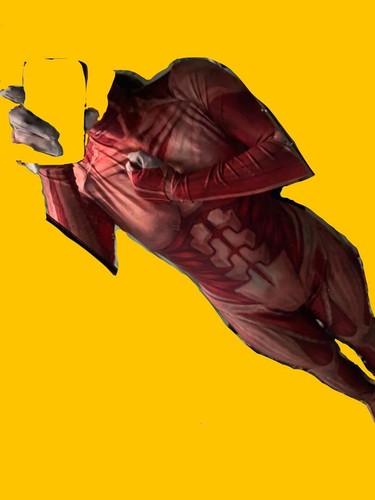Attack on Titan Female Titan Cosplay Costume L Stretchy Used Japan