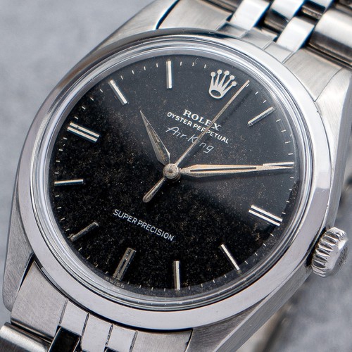 Rolex Air King Superprecision rare Tropical Gilt dial from 1963 ref5500 Serviced - Picture 5 of 10