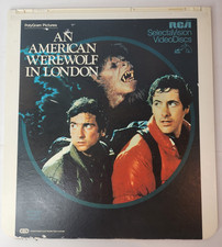 An American Werewolf In London RCA Selectavision Video Disc CED USED UNTESTED
