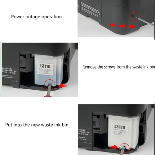 Waste Ink Tank Pad Sponge for L1110 L3100 L3110 L3150 L3160 L3165 L3166 - Picture 4 of 8