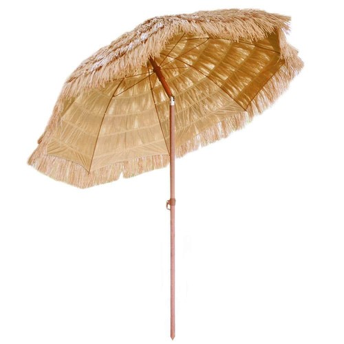 Backyard X-Scapes Patio Umbrella Hawaiian Palapa Tiki Thatch Beach Natural Hula - Picture 1 of 6