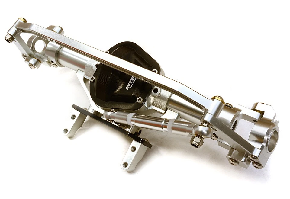 Conjunto de eje delantero mecanizado Billet sin componentes internos para SCX-10 Dingo, Honcho, Jeep Foto 3 de 4