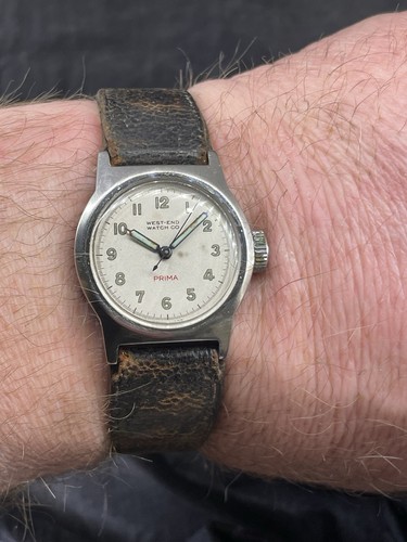 Vintage West End Prima Military Style Watch CSI India? Borgel Case - Picture 17 of 18