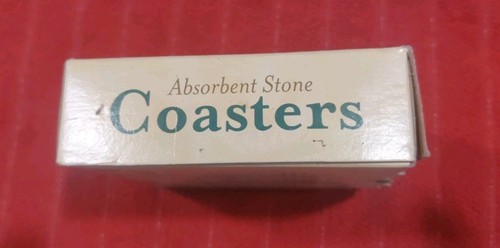Counter Art Stoneware Coasters Pack of 4 "Sunflowers" Absorbent W/ Cork Back NEW - Picture 4 of 4