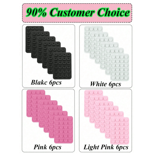 Double Side Silicon Suction Pad Mobile Phone Case Fixture Sticky Grip Band - Picture 3 of 37