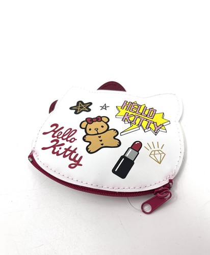 Hello Kitty Face Coin Zip Pouch x Simone Legno Tokidoki 2017 – Sanrio Purse - Afbeelding 2 van 2