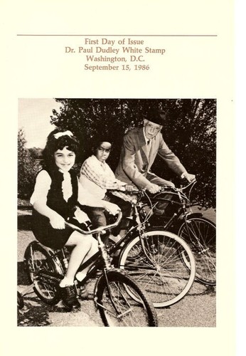 #2170 First Day Ceremony Program 3c Dr. Paul D. White Stamp - Bild 1 von 2