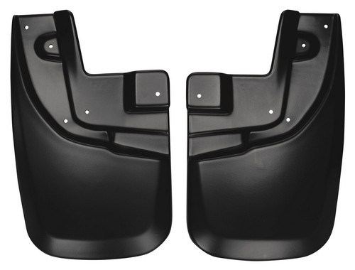 Husky Liners 56931, 2 Pack Black Plastic Fits 05-14 Toyota Tacoma Front Mud Flap - Picture 3 of 10