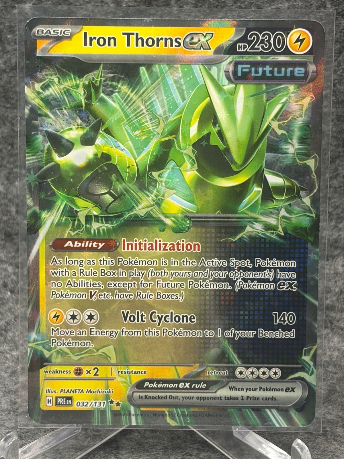 Iron Thorns ex - Prismatic Evolutions 32/131 Double Rare (NM) Holo