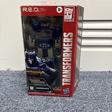 Hasbro Transformers R.E.D. (Robot Enhanced Design) G1 Soundwave Toy Action Fig)