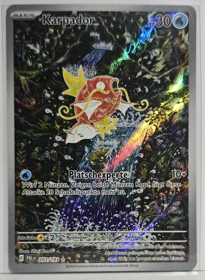 Pokémon Karpador 203/193 - Entwicklungen in Paldea - Deutsch Illustration Rare - Bild 2 von 4