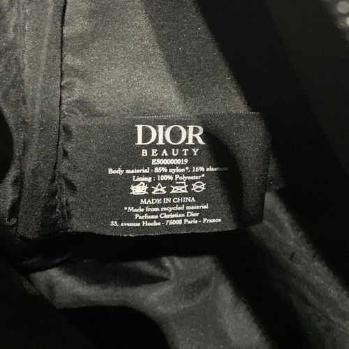 Dior Sauvage Dark Navy Beauty Pouch Toiletry Dopp Bag 8"x 6" x 3" New in Box NIB - Picture 6 of 11