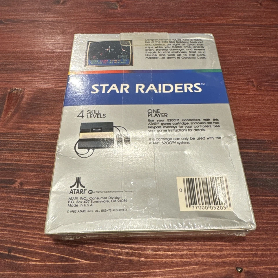 New Unopened Box - Atari 5200 Star Raiders #5205 from 1982 - Image 2 of 4