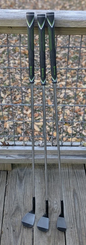 Mizuno Pro T-1 Black Ion Wedge Set 50.08 56.10 60.12 Modus3 105 Stiff- Excellent - Image 2 of 4