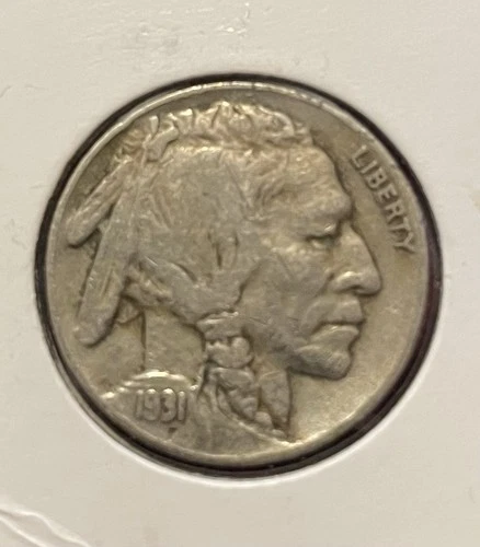 1931 S Key Date Buffalo Nickel Fine