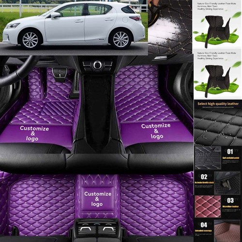 For Lexus CT 200h Car Floor Mats Luxury Waterproof Liners Carpets Cargo Custom - Foto 19 di 42