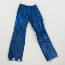 Vintage Nappa Cow Leather Pants Black   Women  s Size 14