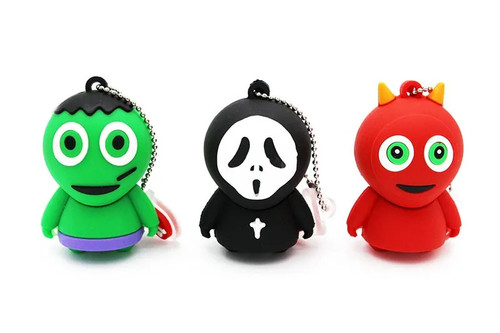 USB Stick Horror Halloween Monster Speicherstick 64GB Gratis Kette Pendrive - Bild 9 von 15