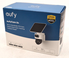 Eufy Security eufyCam S4 All in One Bullet-PTZ Cam + Solar Panel + Battery - New