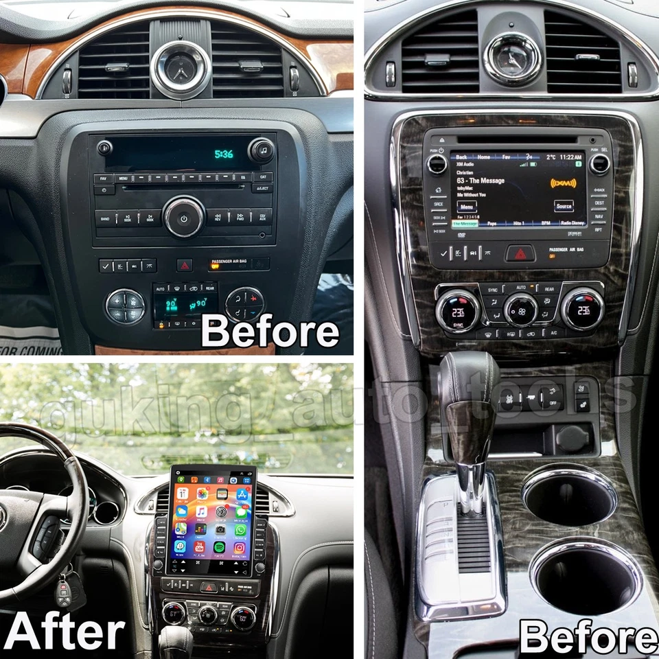 For Buick Enclave 2008-2017 Android 15 Carplay Car Stereo Radio GPS NAVI Foto 4 de 4