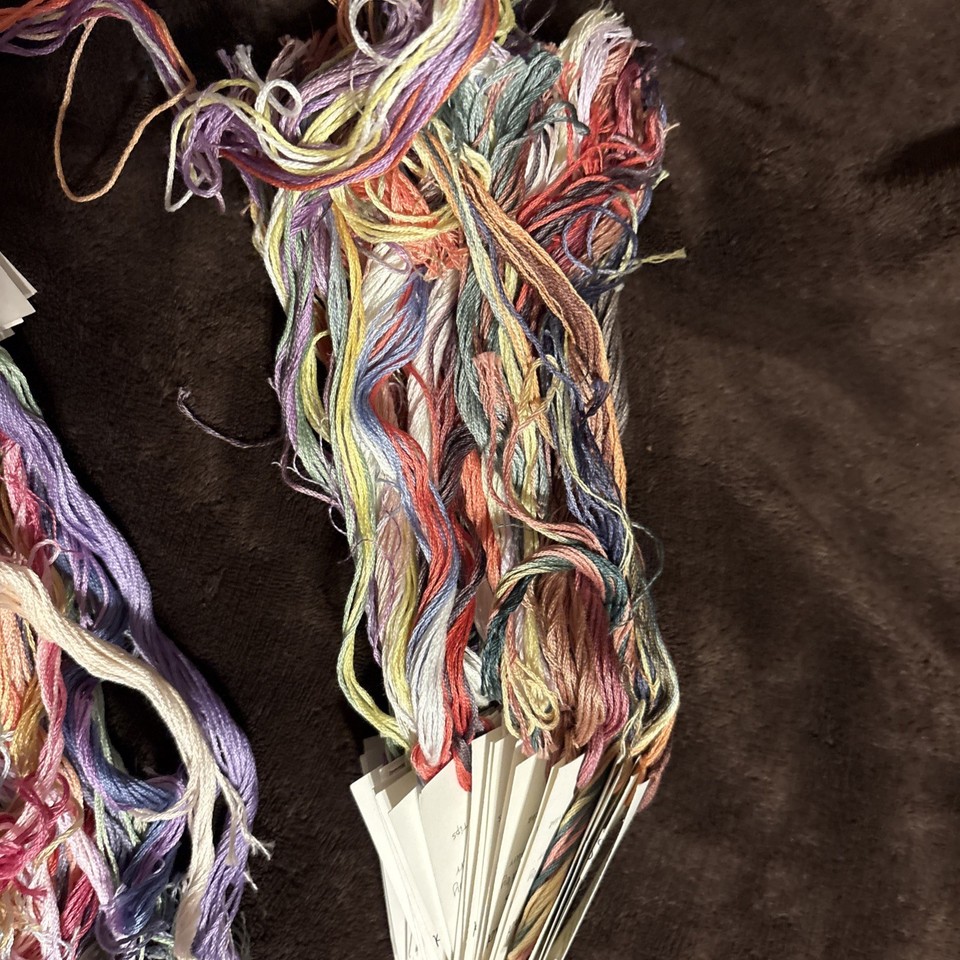 The Jessica Thread Lot of 133 - SIX STRAND SWEETS Hand Dyed by Jessica Burr Floss Thread ...
