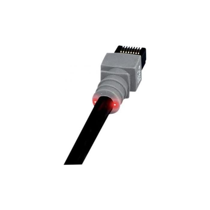 Cordon patchsee cat 6 F/UTP noir 4,90 m raccordement réseau