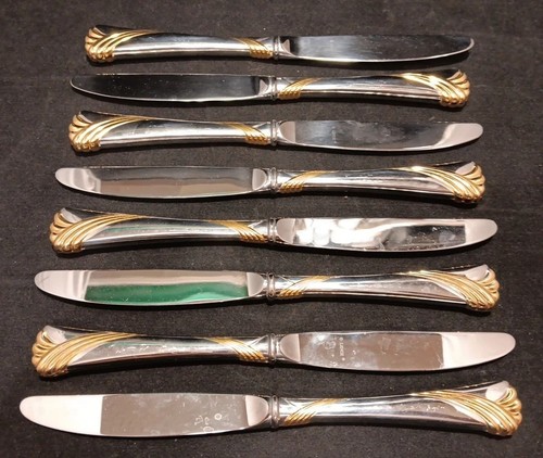 Lenox Kelly Servizio Posate Oro Argenteria 47 Pezzi per Corea 8, 18/8 - Foto 15 di 24