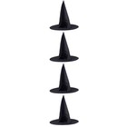 Set of 4 Halloween Hexe Kostüm Party Dekoration Halloween-Hexenhüte Accessoire