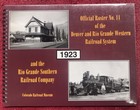 Official Roster No.11 Of The Denver and Rio Grande Western Railroad System — photo 1