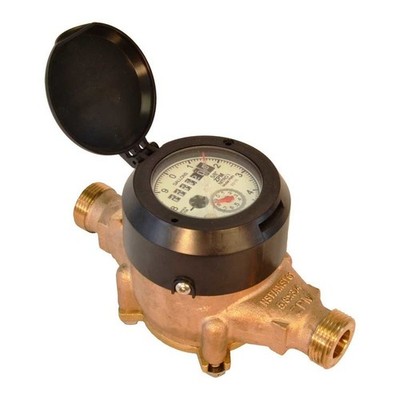 Zenner 5/8 x 3/4 Multi-Jet Cold Water Meter, Gallons - PMN-02