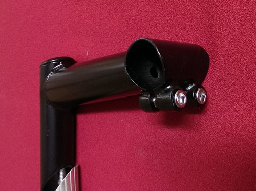 CrMo Vorbau, 1", 120mm, integrierte Zugführung, schwarz glänzend, NEU, NOS - Bild 1 von 3