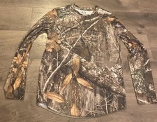 REALTREE YOUTH Lg 10/12 camo long sleeve shirt top Realtree Edge UNISEX P2p15