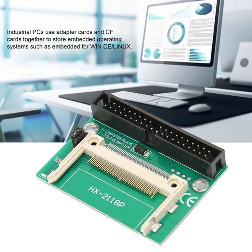 CF To IDE Adapter PCB 40 Pins TrueIDE Mode AntiEMI Disk Desktop Adapter Card NEW - Afbeelding 8 van 12