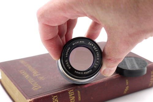 Vinatge ROSS Definex 3 1/2" 89mm f/3.5 Lens Contax Rangefinder Sony Full Frame - Picture 8 of 10