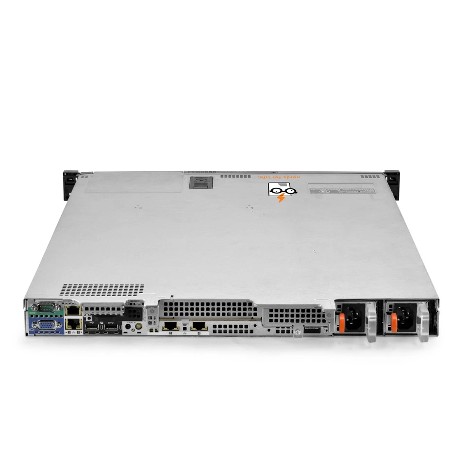 Servidor Dell PowerEdge R430 2,10 GHz 36 núcleos 192 GB RAM 4x caddies bisel TrueNAS Foto 4 de 4