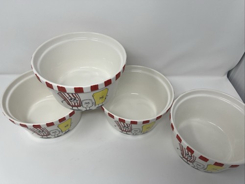 4er Set Küchenvorbereitung Popcorn Servierschalen - Bild 2 von 3