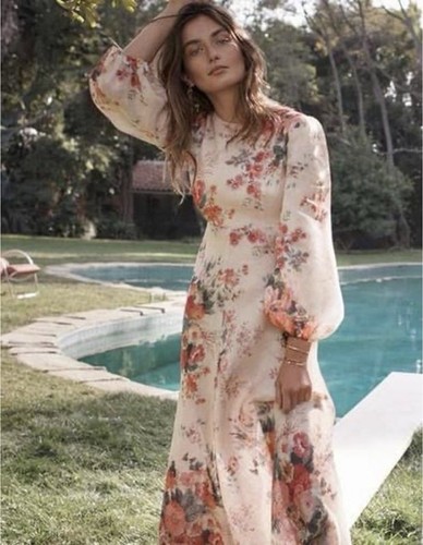 Zimmermann Laelia Floral Linen Maxi Dress - Picture 15 of 15