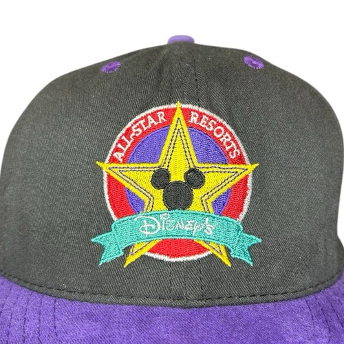 Vintage Mickey All Star Resorts Disney's Hat SnapBack Cap Made In USA - Picture 2 of 7