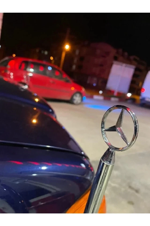 For Mercedes W140 W126 W124 W210 W211 Flag Holder Pole Flag Holder - Image 4 of 4